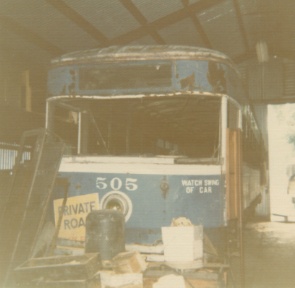 Car 505 at Magee TRansportation Museum